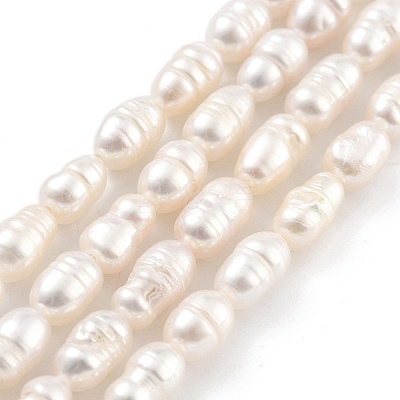 Natural Cultured Freshwater Pearl Beads Strands PEAR-P062-06B-1