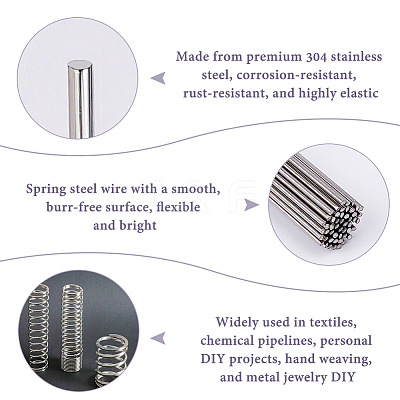 304 Stainless Steel Wire FIND-WH0366-077P-01-1
