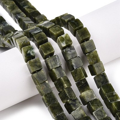 Natural TaiWan Jade Beads Strands G-T139-8x8-21A-1