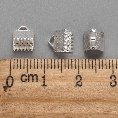 Iron Ribbon Crimp Ends IFIN-ZX025-S-1