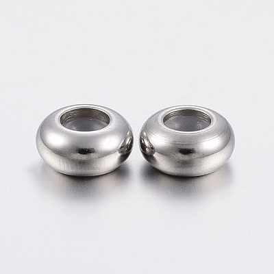 202 Stainless Steel Beads STAS-F148-6mm-07P-1