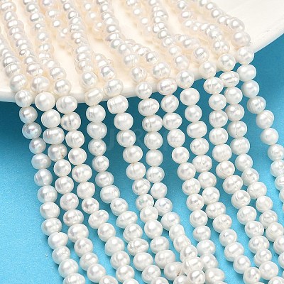 Natural Cultured Freshwater Pearl Beads Strands PEAR-L034-09A-1
