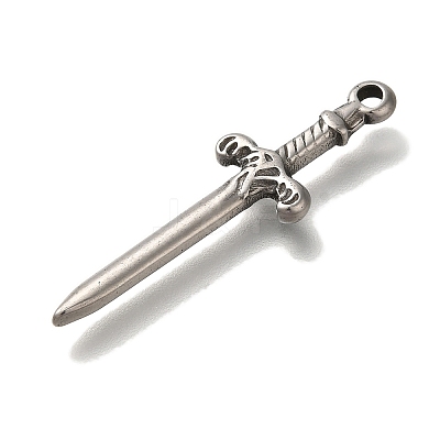 304 Stainless Steel Pendants STAS-H223-17AS-03-1
