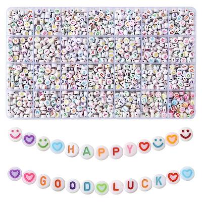 1680Pcs 28 Styles Craft Acrylic Horizontal Hole Beads SACR-FS0001-44-1