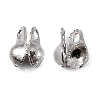 Tarnish Resistant 304 Stainless Steel Bead Tips X-STAS-R063-21-1
