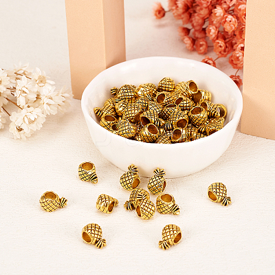 Tibetan Style European Beads X1-MPDL-6527-AG-LF-1