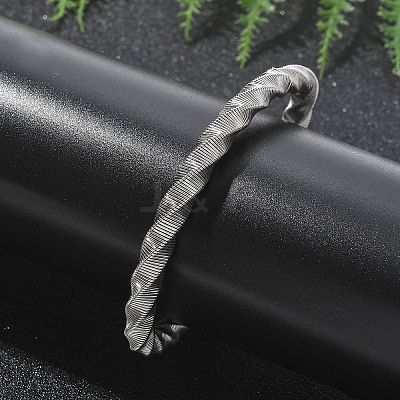 304 Stainless Steel Stretch Bangles for Women LS-BJEW-P315-02A-P-1