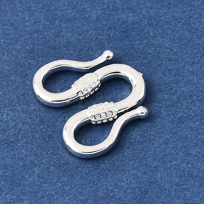 Brass M-Hook Clasps KK-CBA0DF0-14E-S-1