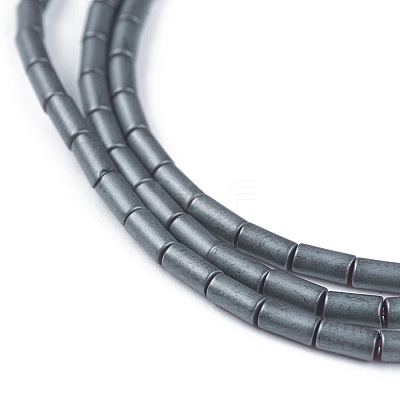 Frosted Non-magnetic Synthetic Hematite Beads Strands G-I200-14-1