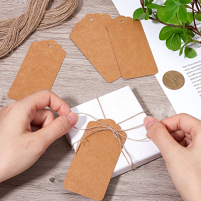 200Pcs Blank Kraft Paper Gift Tags CDIS-SP0001-10D-1