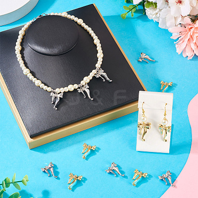 20Pcs 2 Colors Alloy Rhinestone Pendants FIND-TA0007-86-1