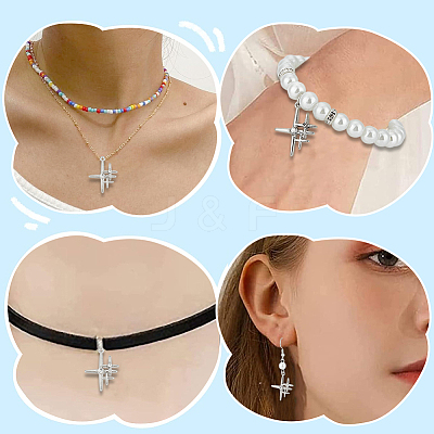 30Pcs Alloy Pendants PALLOY-SC0004-24-1
