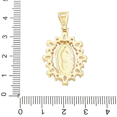 Religion Brass Pave Cubic Zirconia Pendants CU-CBA83A6-01B-G04-1