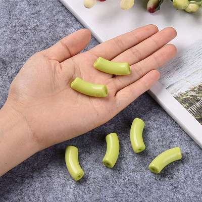 Opaque Acrylic Beads SACR-S677-M-1