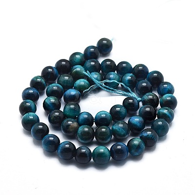 Natural Tiger Eye Bead Strands LS-G-I224-02-10mm-1