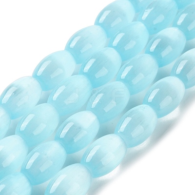 Macaron Color Natural Selenite Beads Strands X1-G-B102-A01-06-1
