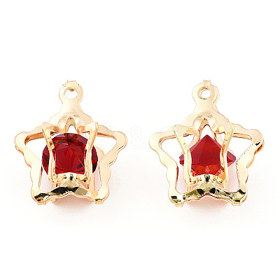 Rhinestone Pendants IFIN-TAC0008-02F-1