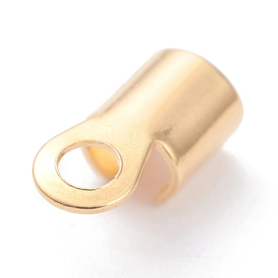 Brass Folding Crimp Ends X-KK-F824-112G-1