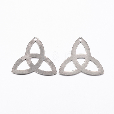 Tarnish Resistant 201 Stainless Steel Pendants STAS-L200-56P-1