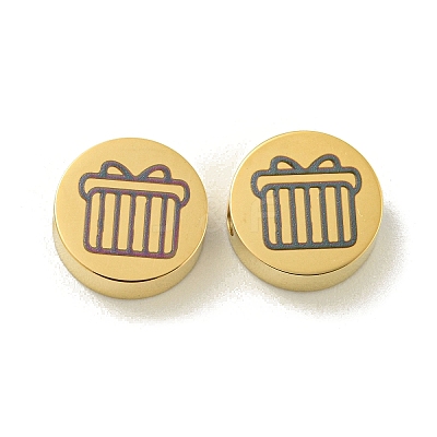 Halloween 304 Stainless Steel Beads STAS-U017-01G-P-1