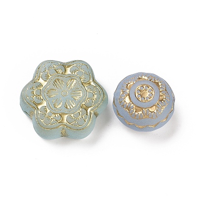 Plating Acrylic Beads X-OACR-C013-16-1