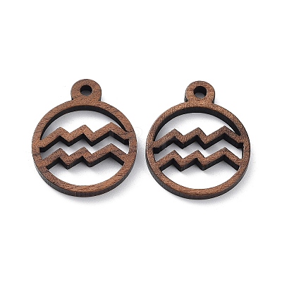 Walnut Wood Laser Cut Pendants WOOD-Q051-07K-1