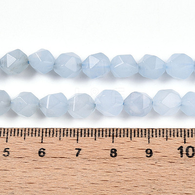 Dyed Natural White Jade Beads Strands G-T139-8mm-46H-1