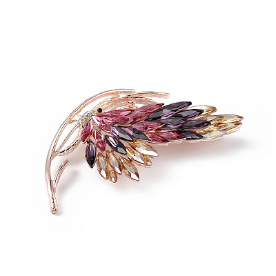 Rhinestone Butterfly Brooch Pin X1-JEWB-P016-03LG-03-1