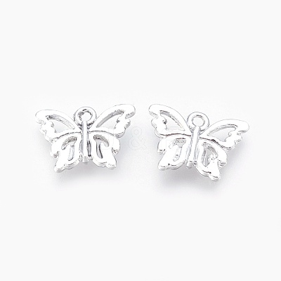 Alloy Butterfly Charms PALLOY-J218-124S-AAA-1