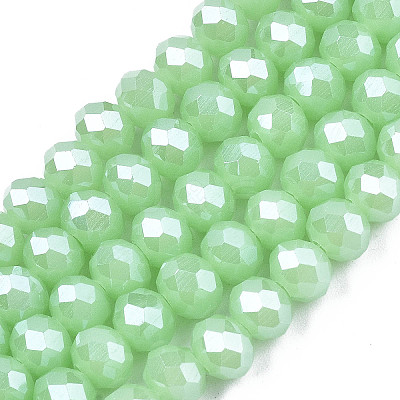 Electroplate Glass Beads Strands EGLA-A034-J3mm-A05-1