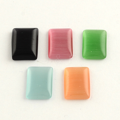 Rectangle Cat Eye Cabochons CE-R009-16-1