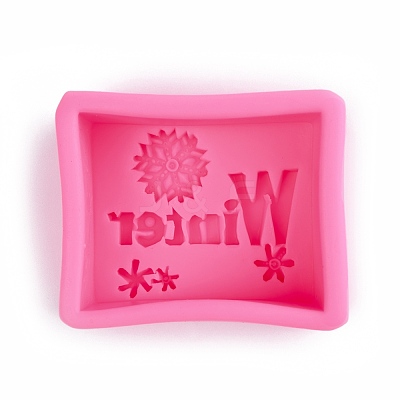 Word Winter Silicone Molds DIY-R078-24-1