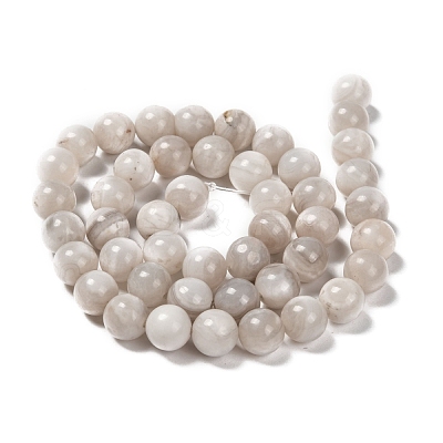 Natural White Crazy Lace Agate Bead Strands X-G-D840-55-8mm-1