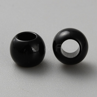 Opaque Acrylic Beads SACR-WH0008-024B-1