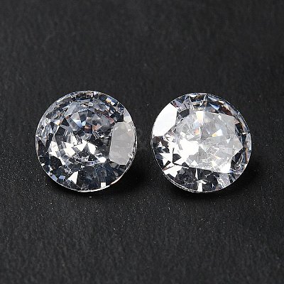 Cubic Zirconia Cabochons ZIRC-M002-7mm-007-1