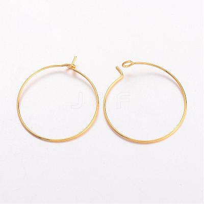 Brass Wine Glass Charm Rings Hoop Earrings X-EC067-2NFG-1