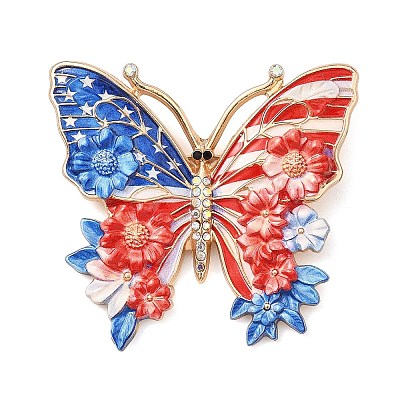 Independence Day Alloy Enamel Brooch AL-K002-02-1