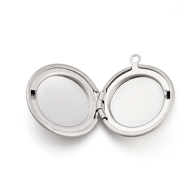 Non-Tarnish 316 Stainless Steel Blank Stamping Tag Locket Pendants STAS-K192-13P-1