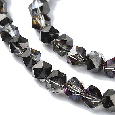Electroplate Glass Beads X-EGLA-L018-B-AB01-1