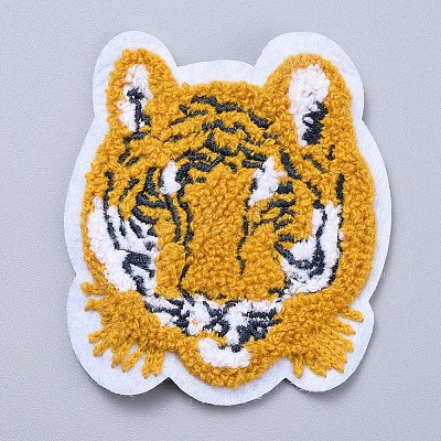 Computerized Embroidery Cloth Iron on/Sew on Patches X-DIY-D048-30-1