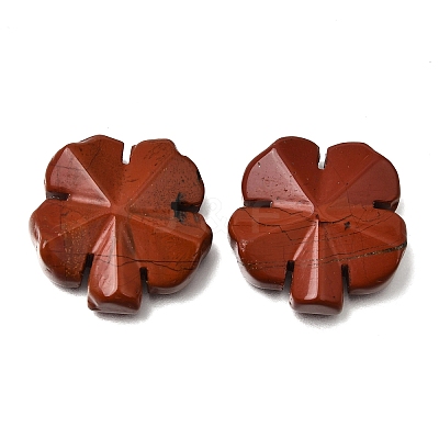 Natural Red Jasper Carved Clover Display Decorration GG-CBA6D08-D02-1