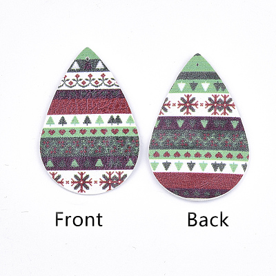 PU Leather Big Pendants FIND-S311-002F-1