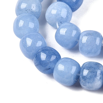 Dyed Natural White Jade Beads Strands G-T138-S12-1