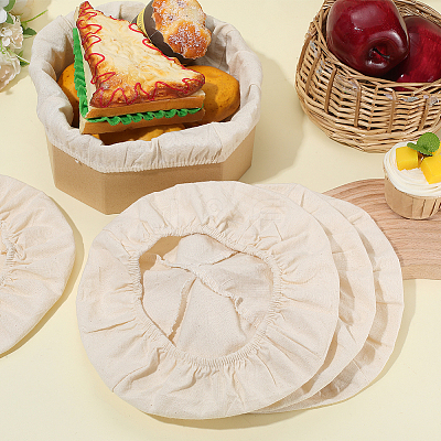 Reusable Fabric Bread Fermentation Cover AJEW-WH20070-031A-1