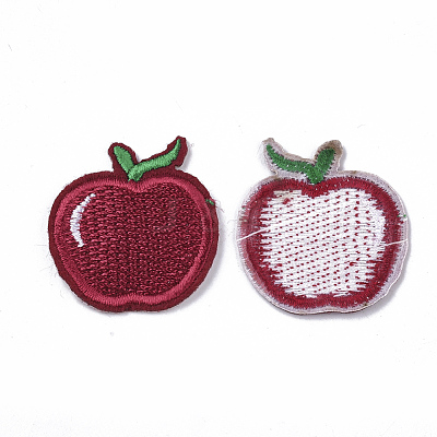 Computerized Embroidery Cloth Iron On/Sew On Patches AJEW-S076-022-1