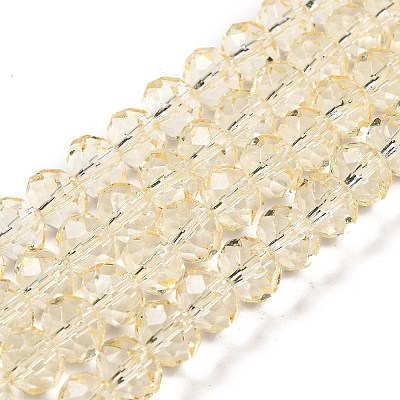 Transparent Baking Paint Glass Beads Strands LS-DGLA-A034-T8mm-D02-1