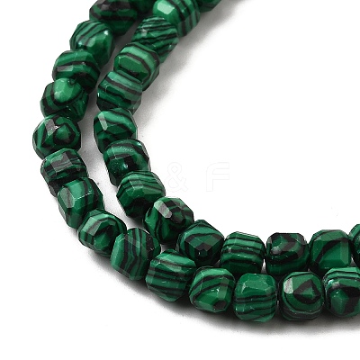 Synthetic Malachite Beads Strands G-F797-A01-01-1