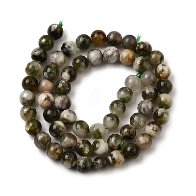 Natural Lepidolite Beads Strands G-F799-B01-7mm-1