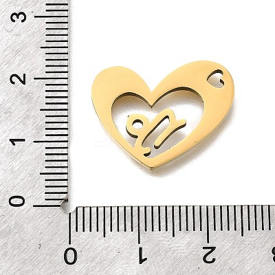 201 Stainless Steel Pendants STAS-A116-01G-10-1