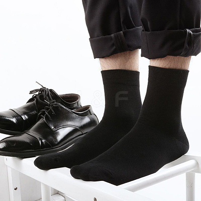 Polyester Thicken Short Socks for Girl AJEW-WH20083-001-1